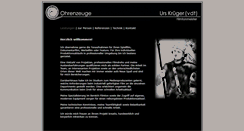 Desktop Screenshot of ohrenzeuge.de